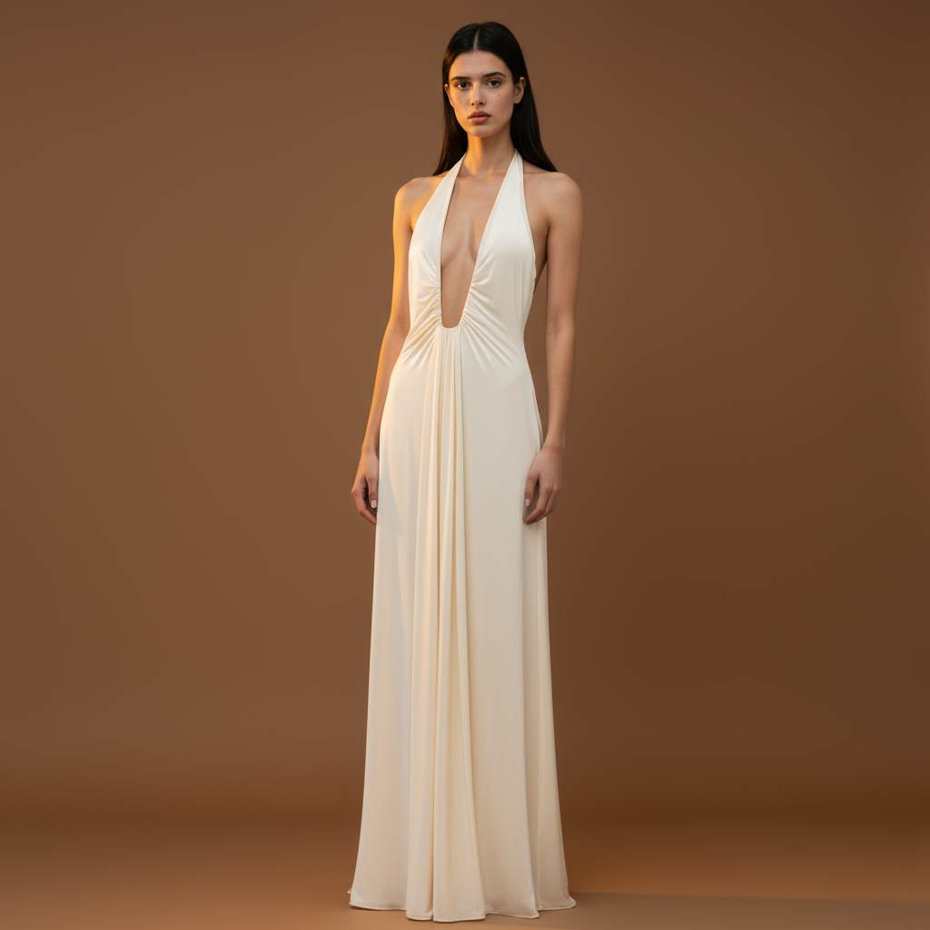 ALTHEA™ | Sukienka Maxi z Cupro