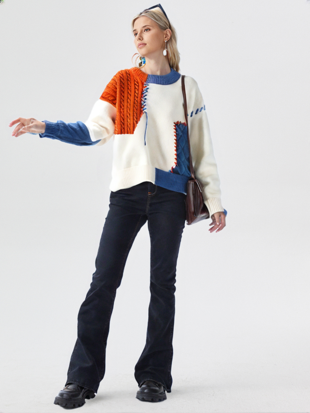 Amor™ | Pull en patchwork