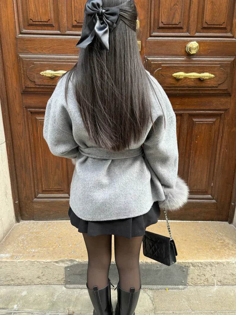 Julia | Elegancki płaszcz wełniany