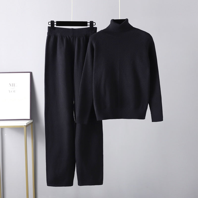 Izabele Atelier™ | Zestaw dwuczęściowy lounge z plecionego dzianiny