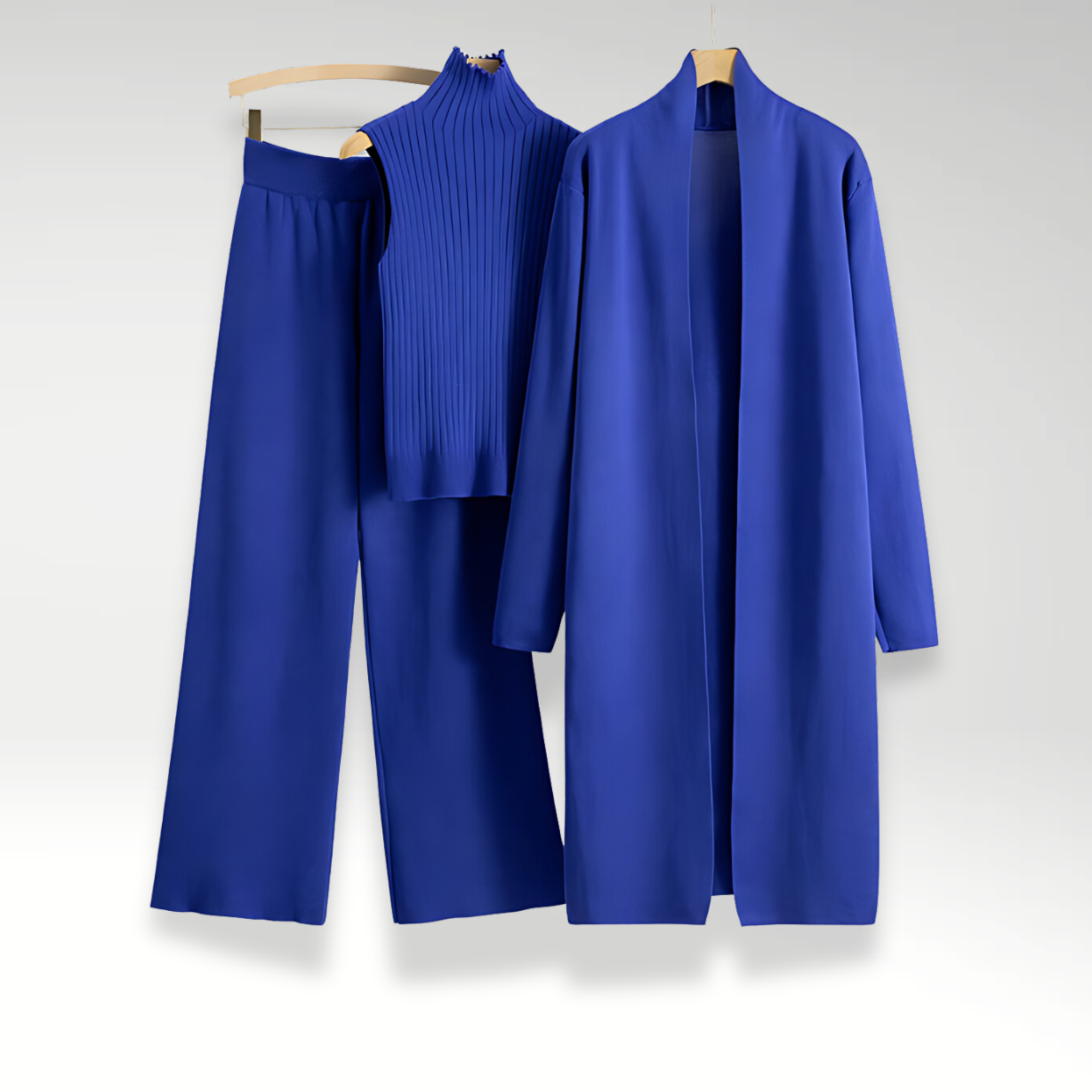 Izabele Atelier™ | Zestaw trzech sztuk z luksusowej dzianiny