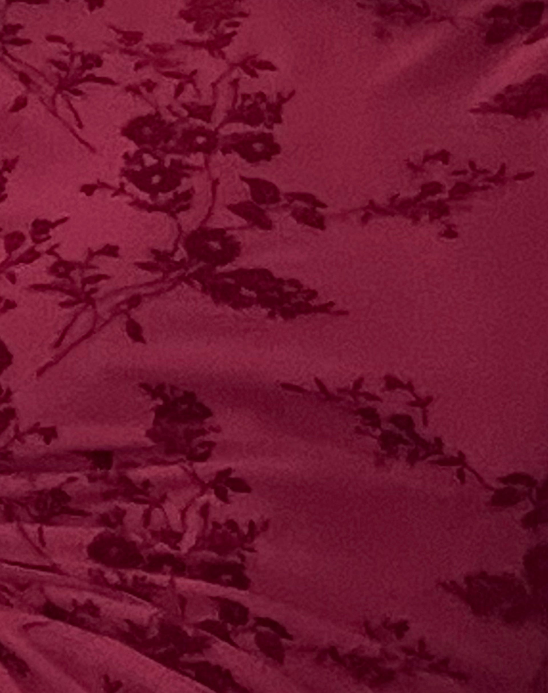 Celine™ | Robe Mini Bordeaux