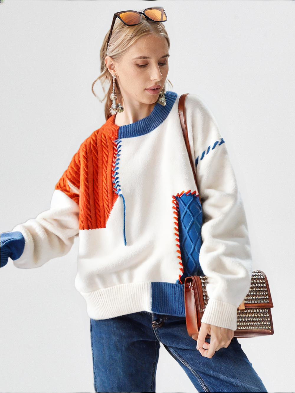Amor™ | Pull en patchwork